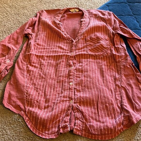 Lucky brand medium red blouse - Picture 4 of 7